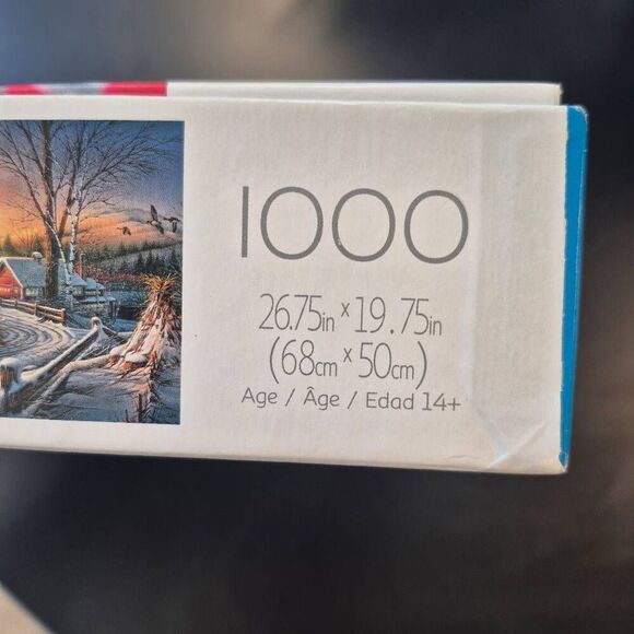 Buffalo Games Terry Redlin Pleasures of Winter 1000 pc Jigsaw Puzzle - Picture 5 of 11